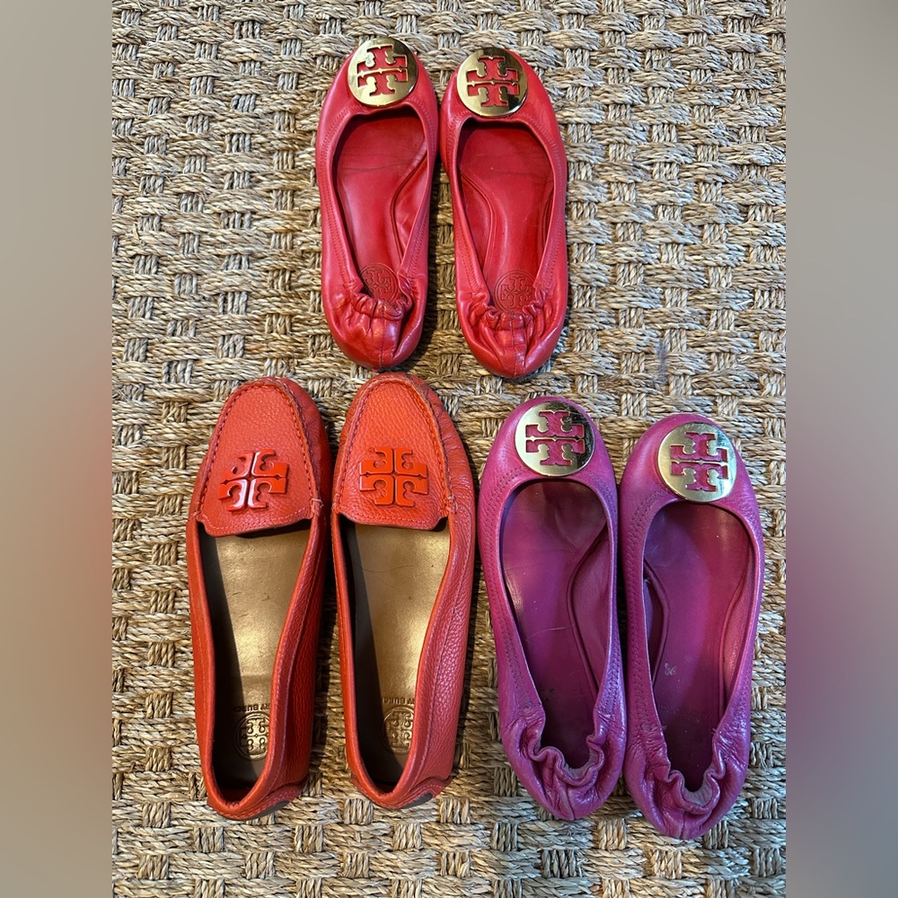 2 pairs of Tory Burch Ballet Flats - Size 6